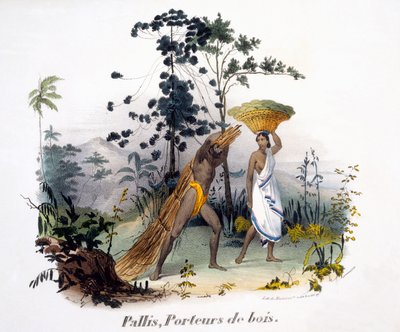 Pallis, el portador de madera, 1827-35 de M.E. Burnouf